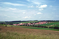 Ein Blick auf Daiting im Usseltal